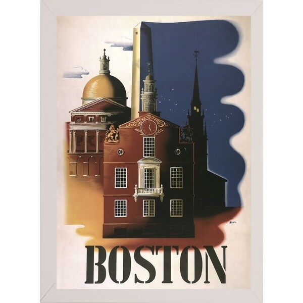 Boston Architecture-VINAPP119688 Print 16.75"x11.75" by Vintage Apple Collection