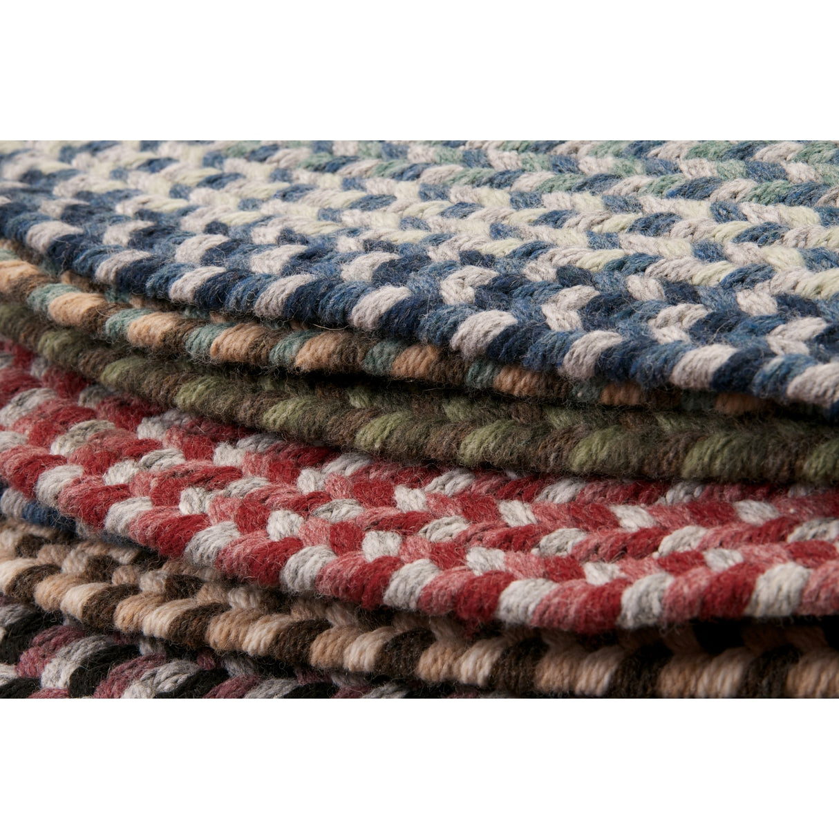 Boston Common - Winter Blues Wool Blend Area Rug