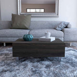 FM Furniture Boston Lift Top Coffee Table with Hidden Storage Compartment