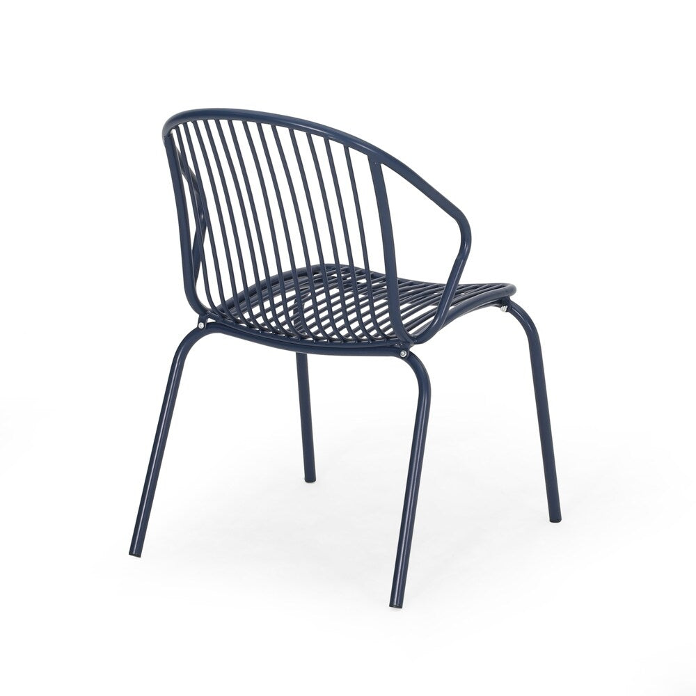 Boston Outdoor Modern 2 Seater Chat Set by Christopher Knight Home