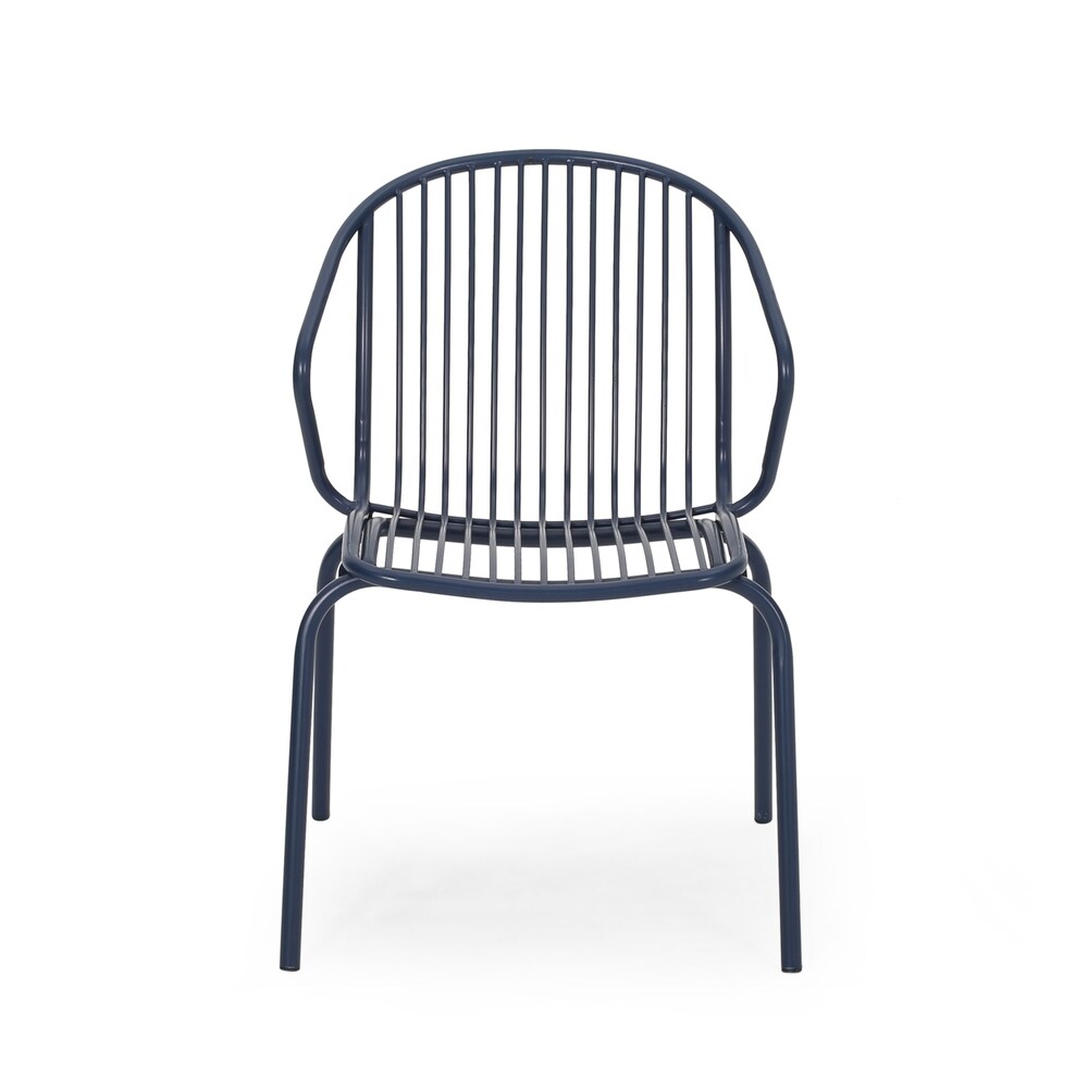 Boston Outdoor Modern 2 Seater Chat Set by Christopher Knight Home