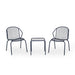 Boston Outdoor Modern 2 Seater Chat Set by Christopher Knight Home