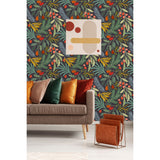 Botanical Background Peel and Stick Wallpaper