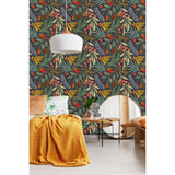 Botanical Background Peel and Stick Wallpaper