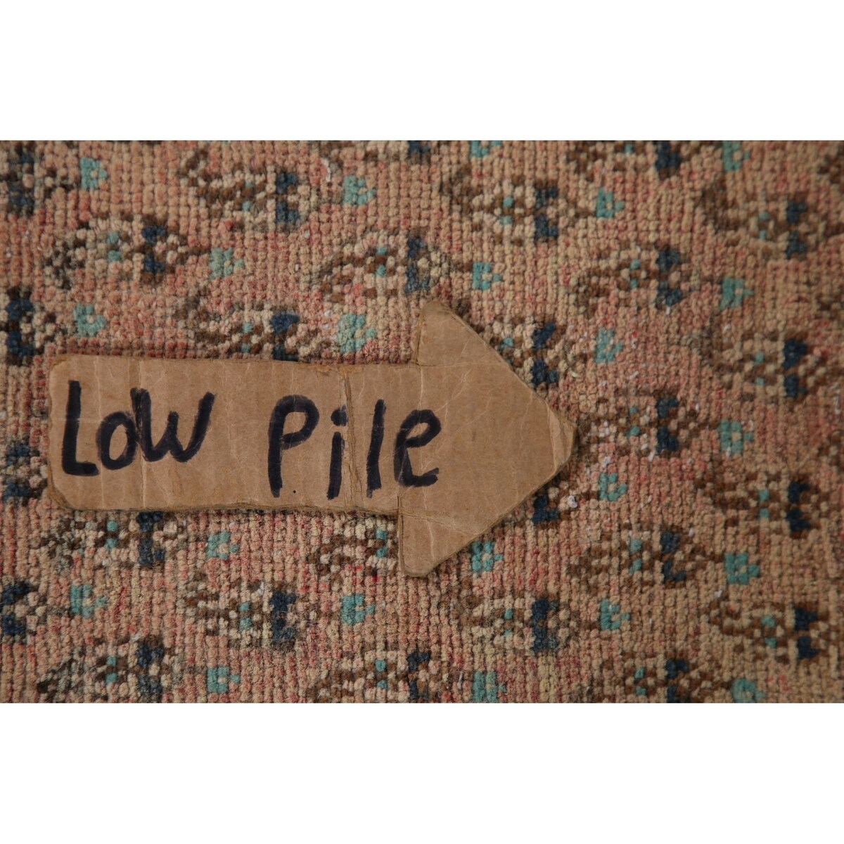 Boteh Botemir Persian Vintage Runner Rug Hand-knotted Wool Carpet - 3'3" x 9'8"