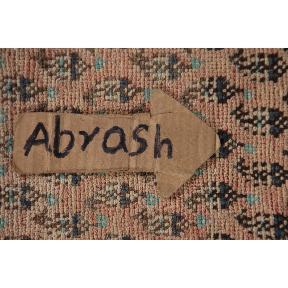 Boteh Botemir Persian Vintage Runner Rug Hand-knotted Wool Carpet - 3'3" x 9'8"