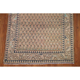 Boteh Botemir Persian Vintage Runner Rug Hand-knotted Wool Carpet - 3'3" x 9'8"