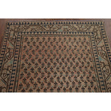 Boteh Botemir Persian Vintage Runner Rug Hand-knotted Wool Carpet - 3'3" x 9'8"