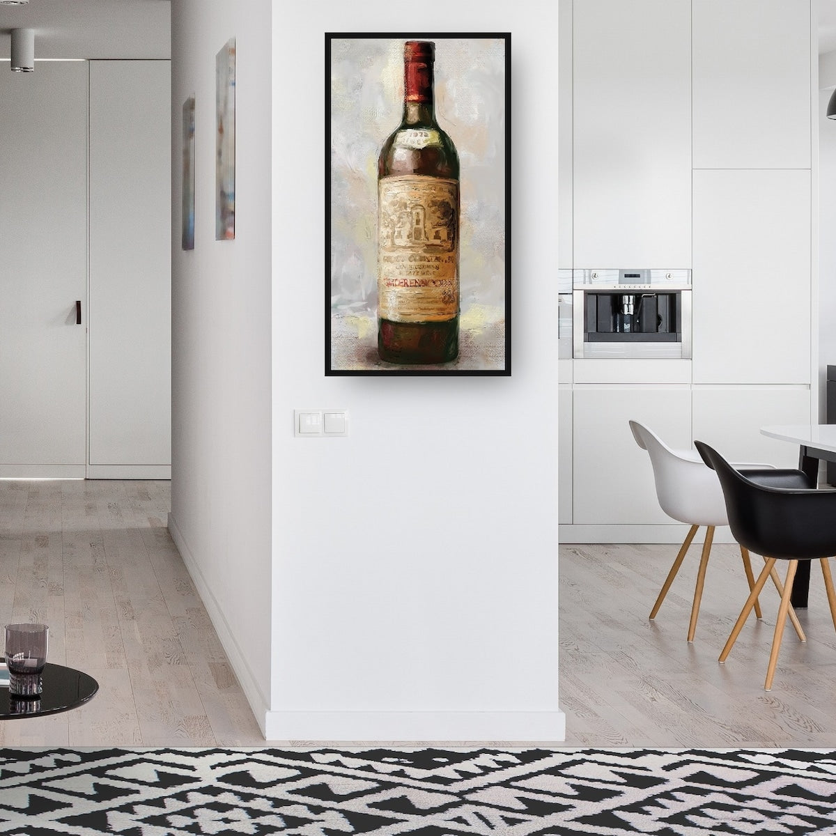 Bottle of Red By Studio Arts Canvas Art Print