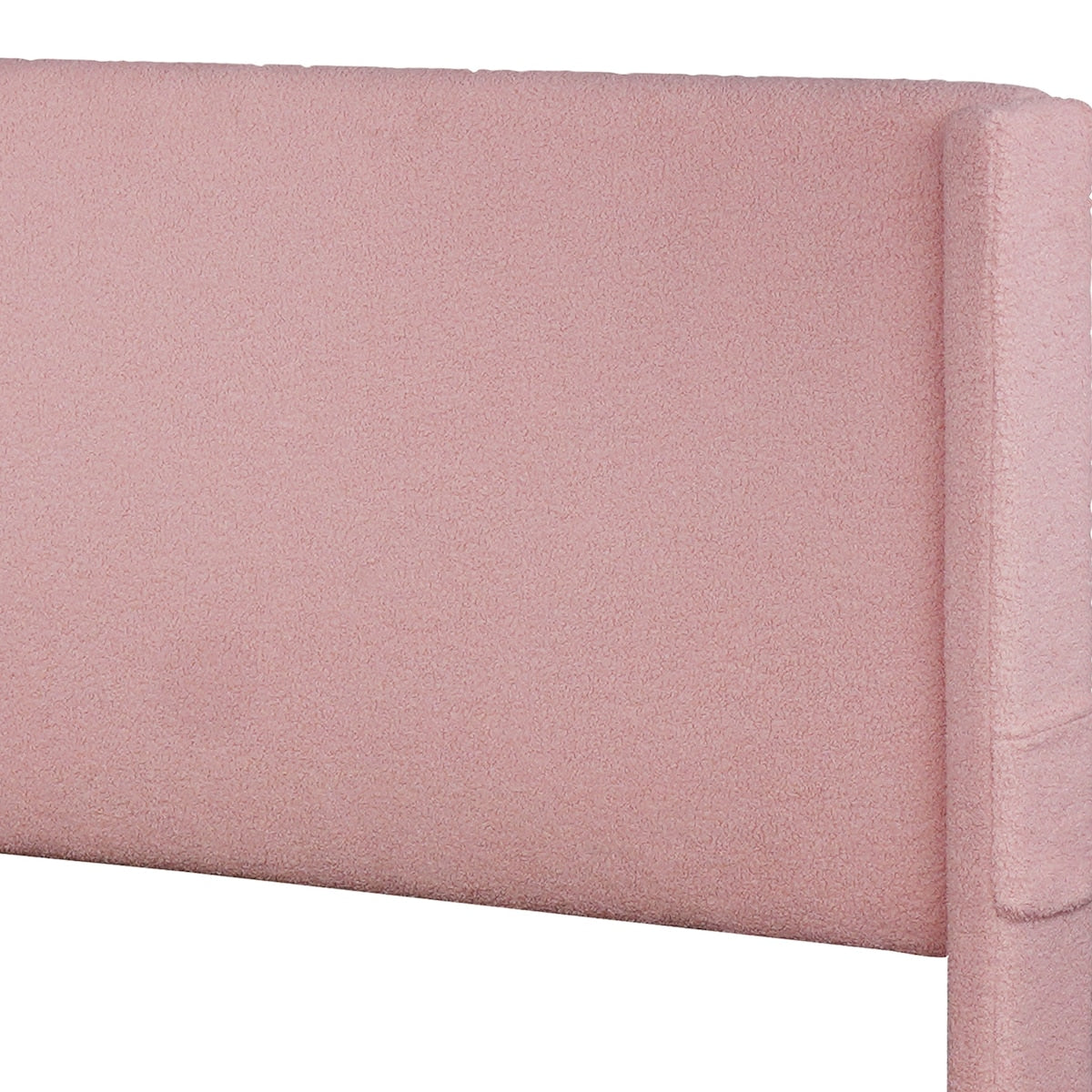 Boucle Twin Size Upholstered Bed