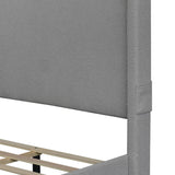 Boucle Twin Size Upholstered Bed