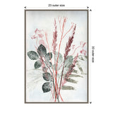 Bouquet 2 Red Green by Pernille Folcarelli Framed Canvas Wall Art Print