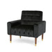 Bourchier Button-tufted Velvet Armchair by Christopher Knight Home