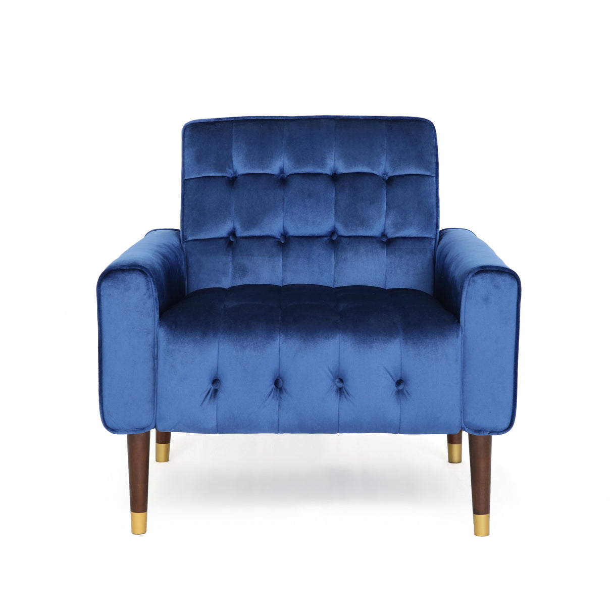 Bourchier Button-tufted Velvet Armchair by Christopher Knight Home