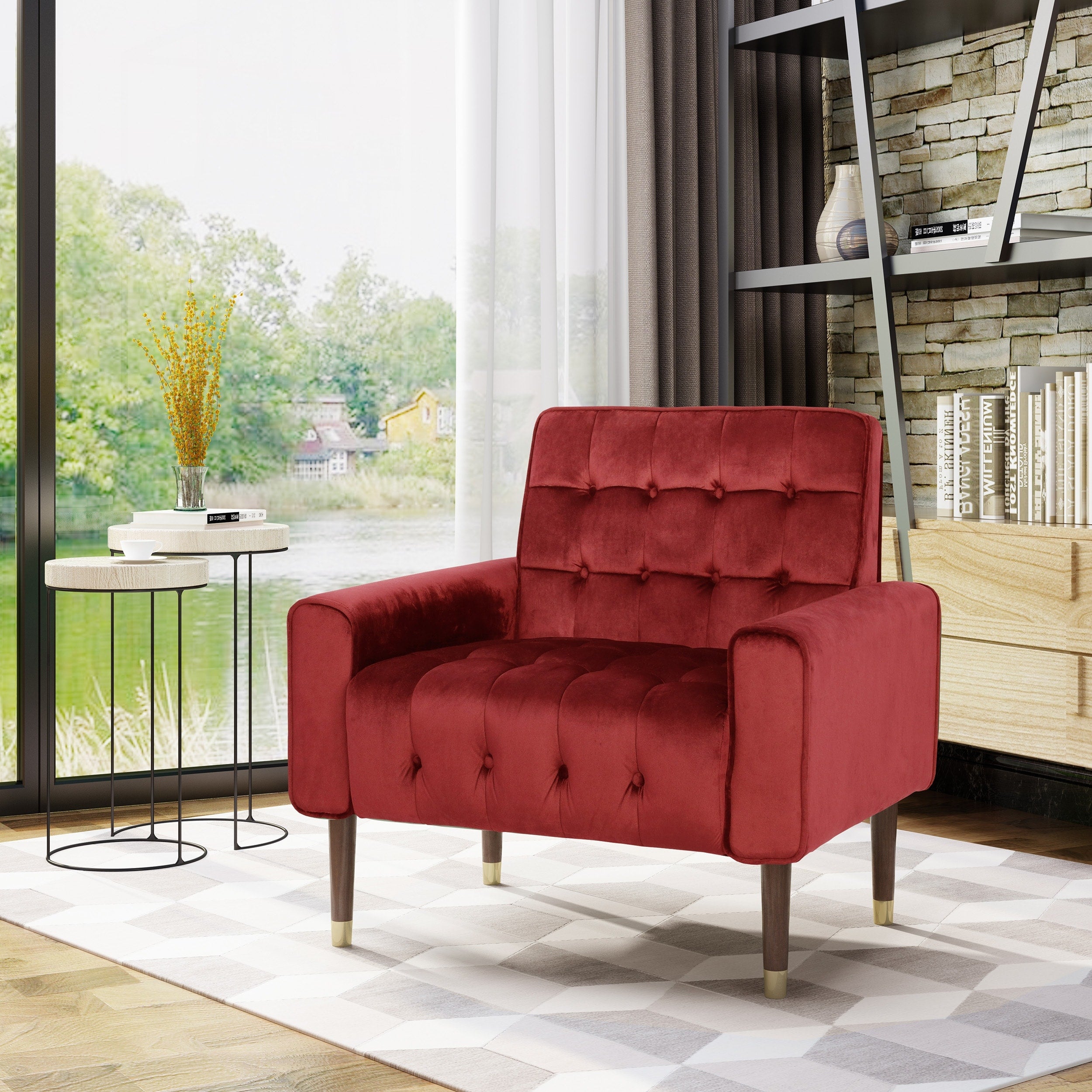 Christopher knight velvet chair discount