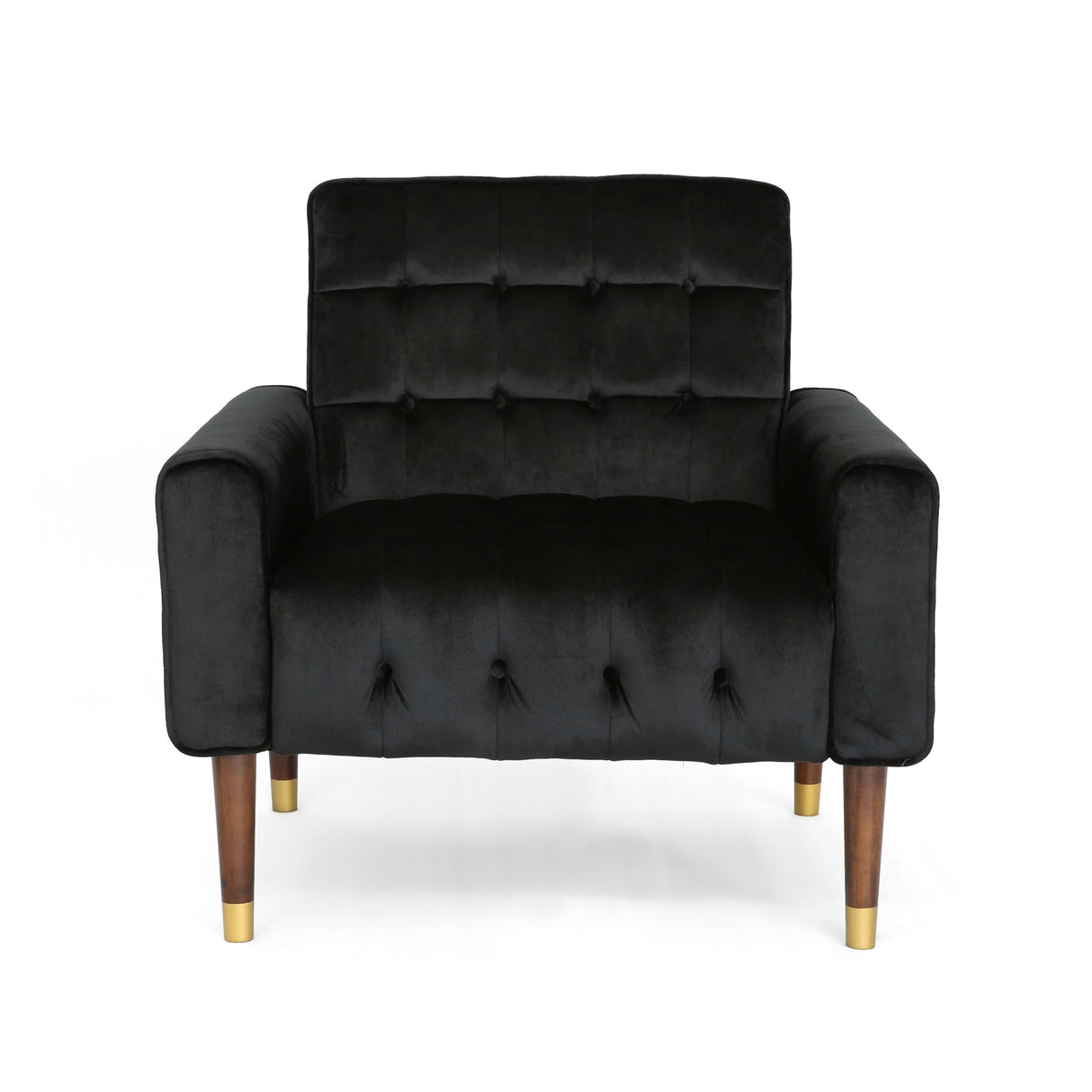 Bourchier Button-tufted Velvet Armchair by Christopher Knight Home