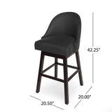 Boyd Swivel Bar Stool (Set of 2) by Christopher Knight Home