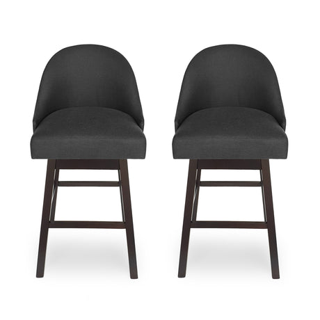 Boyd Swivel Bar Stool (Set of 2) by Christopher Knight Home