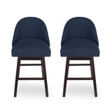 Boyd Swivel Bar Stool (Set of 2) by Christopher Knight Home