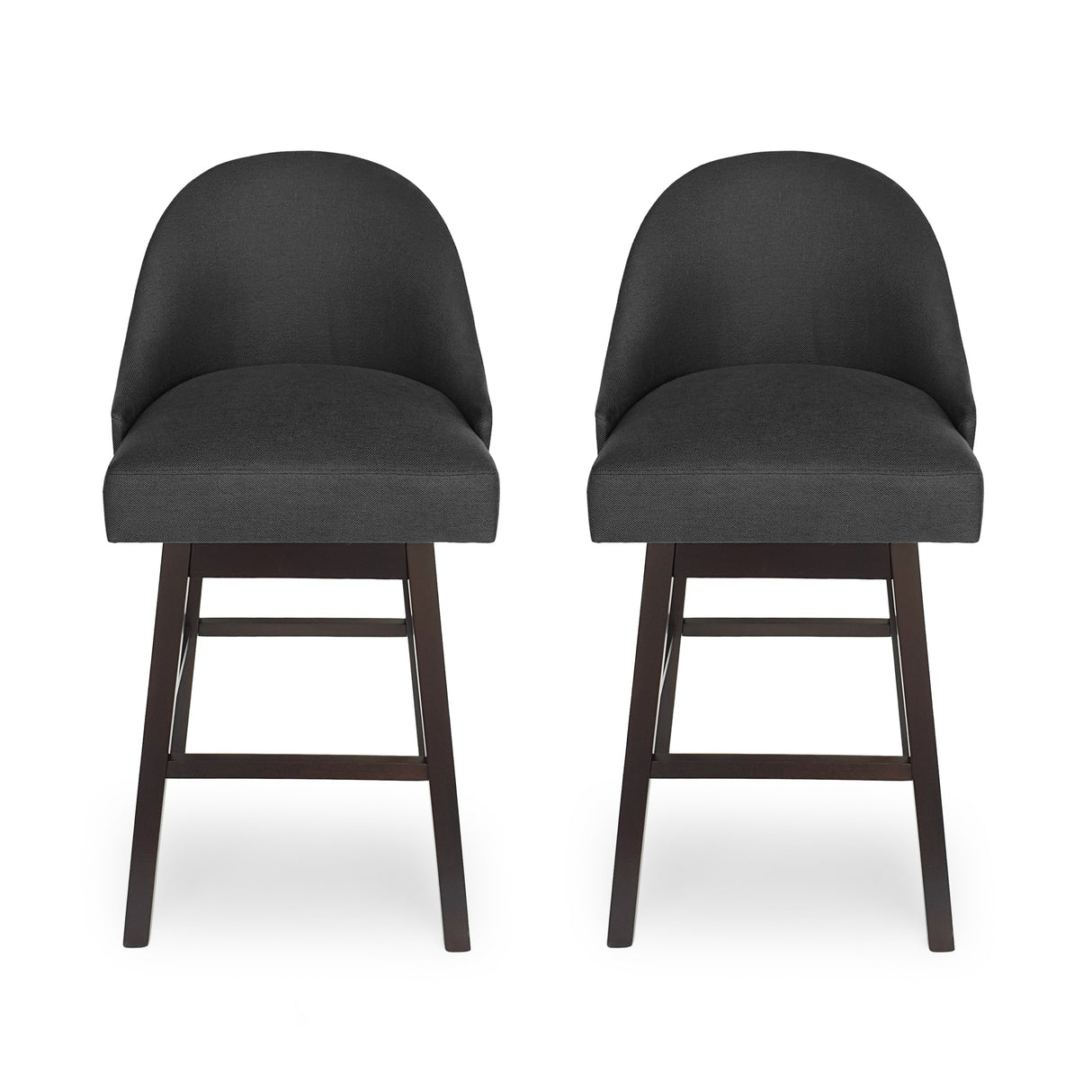 Boyd Swivel Bar Stool (Set of 2) by Christopher Knight Home