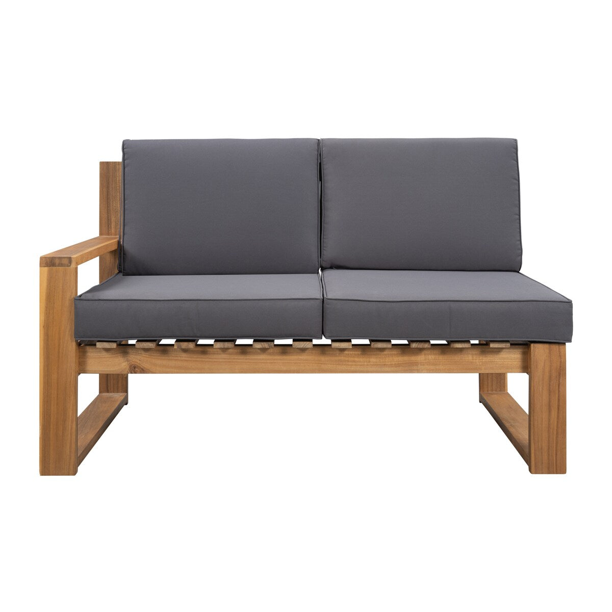 Clihome 3-Piece Acacia Wood Patio Sectional Set