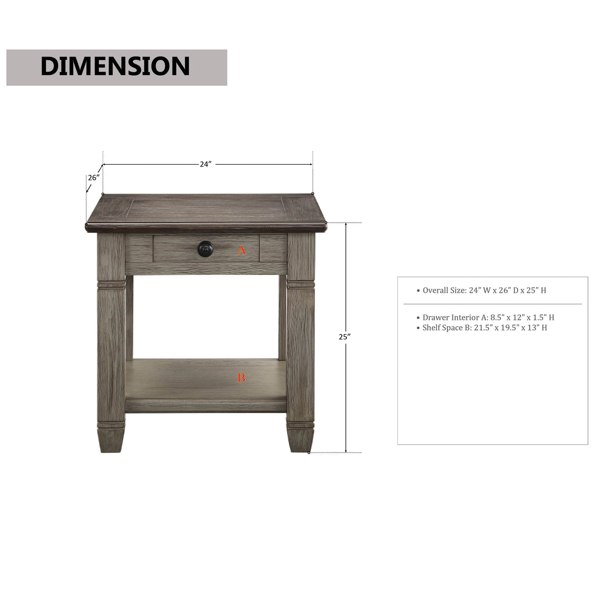 Boykin End Table