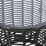 Boynton Outdoor Modern 2 Seater Chat Set by Christopher Knight Home