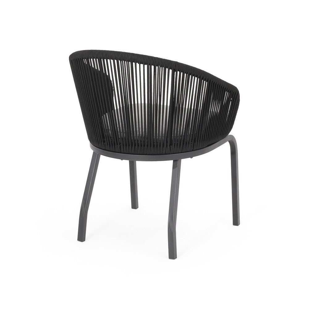 Boynton Outdoor Modern 2 Seater Chat Set by Christopher Knight Home