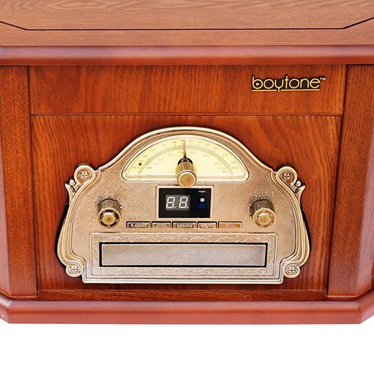 Boytone Bluetooth Mahogani Turntable