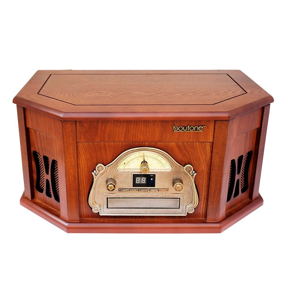 Boytone Bluetooth Mahogani Turntable