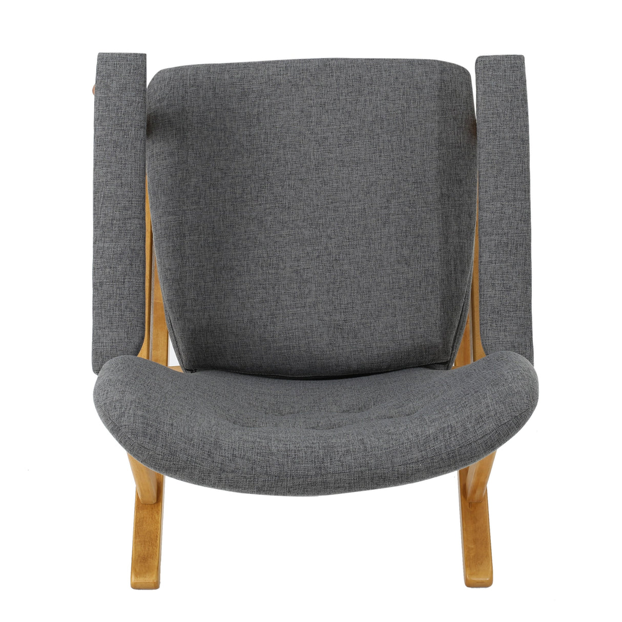 Braant Mid Century Fabric Rocking Chair by Christopher Knight Home
