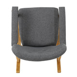 Braant Mid Century Fabric Rocking Chair by Christopher Knight Home