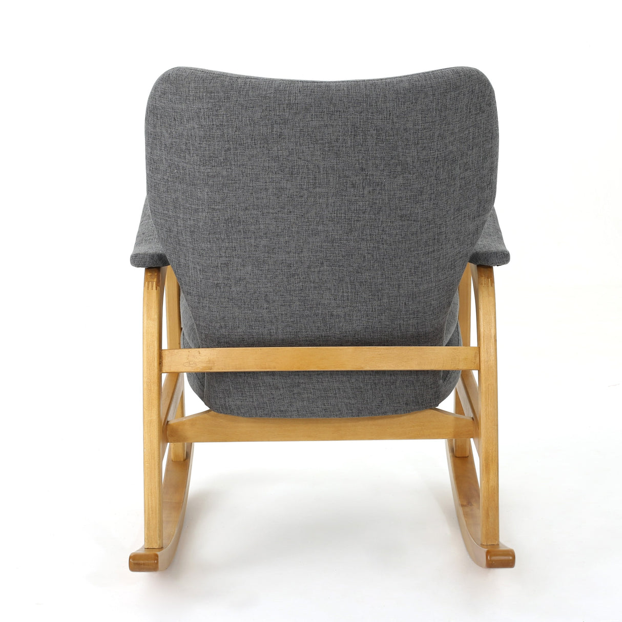 Braant Mid Century Fabric Rocking Chair by Christopher Knight Home