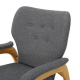 Braant Mid Century Fabric Rocking Chair by Christopher Knight Home