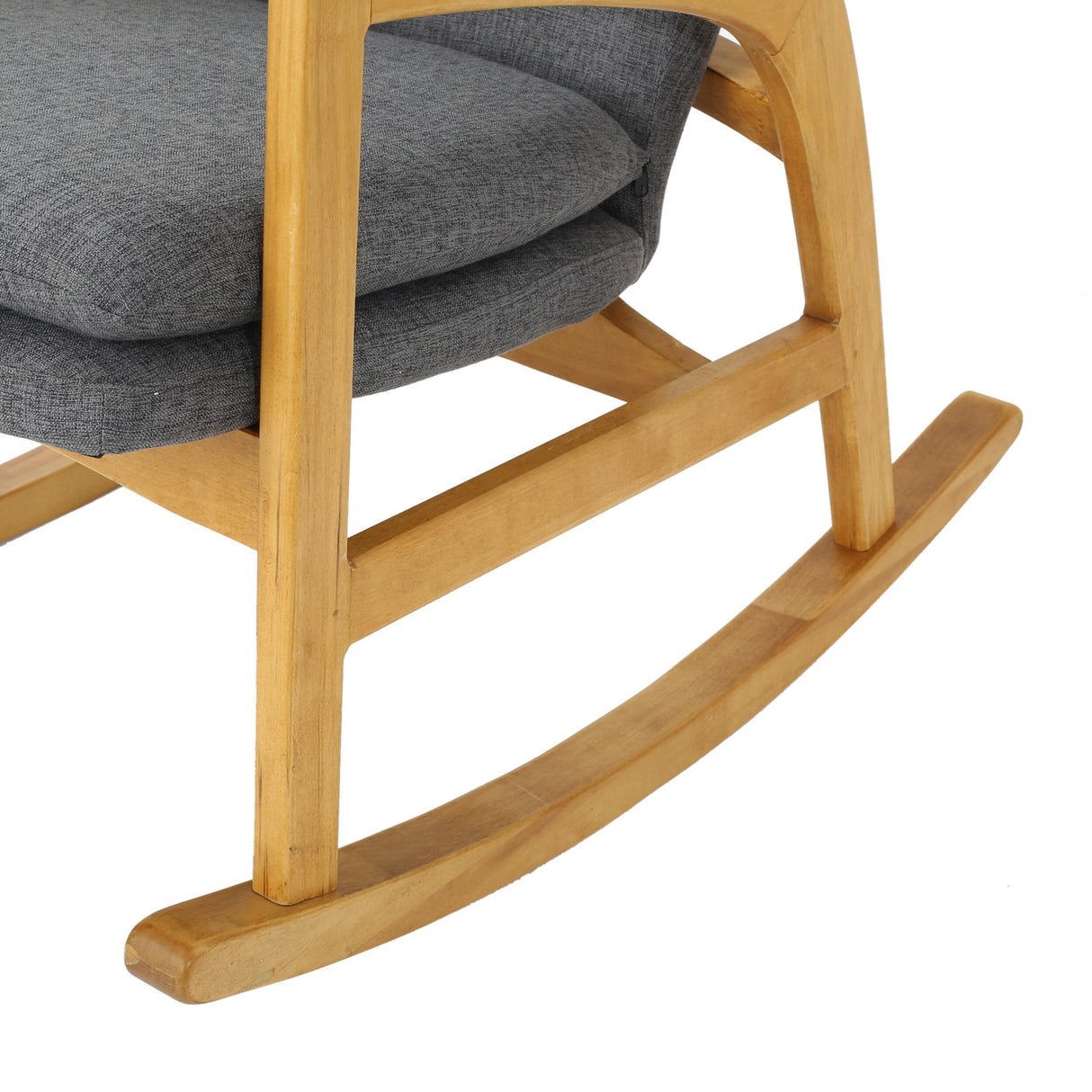 Braant Mid Century Fabric Rocking Chair by Christopher Knight Home