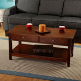 Simple Living Bradford Chestnut Finish Coffee Table