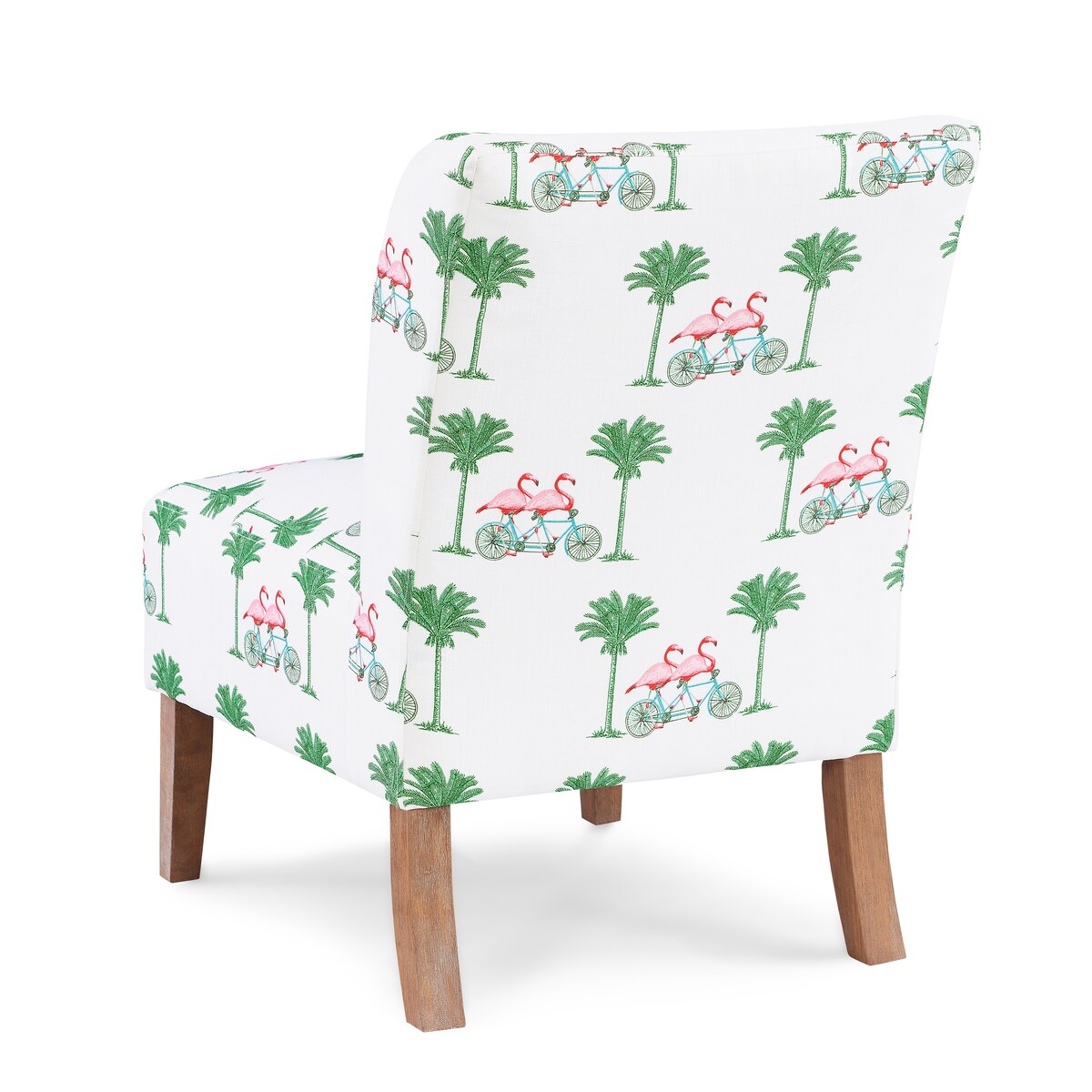 Bradford Slipper Chair, Pink Flamingo