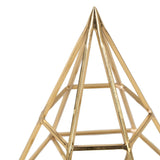 Bradley Metallic Pyramid Figurine - 9 in high
