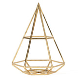 Bradley Metallic Pyramid Figurine - 9 in high