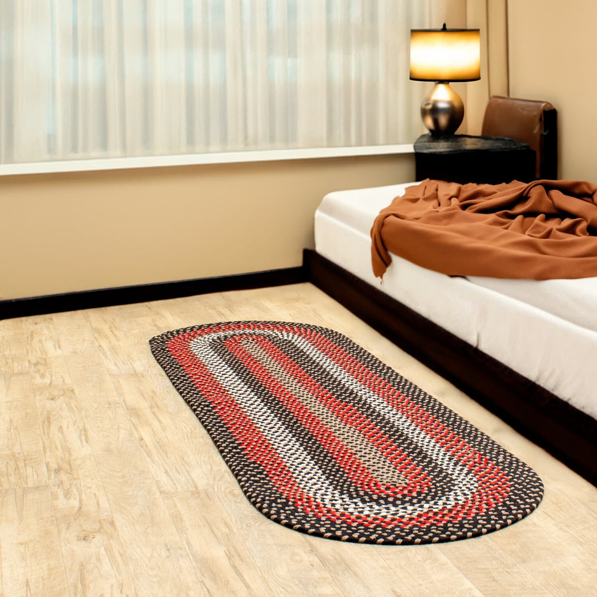Braided Farmhouse Cotton Reversible Area Rug