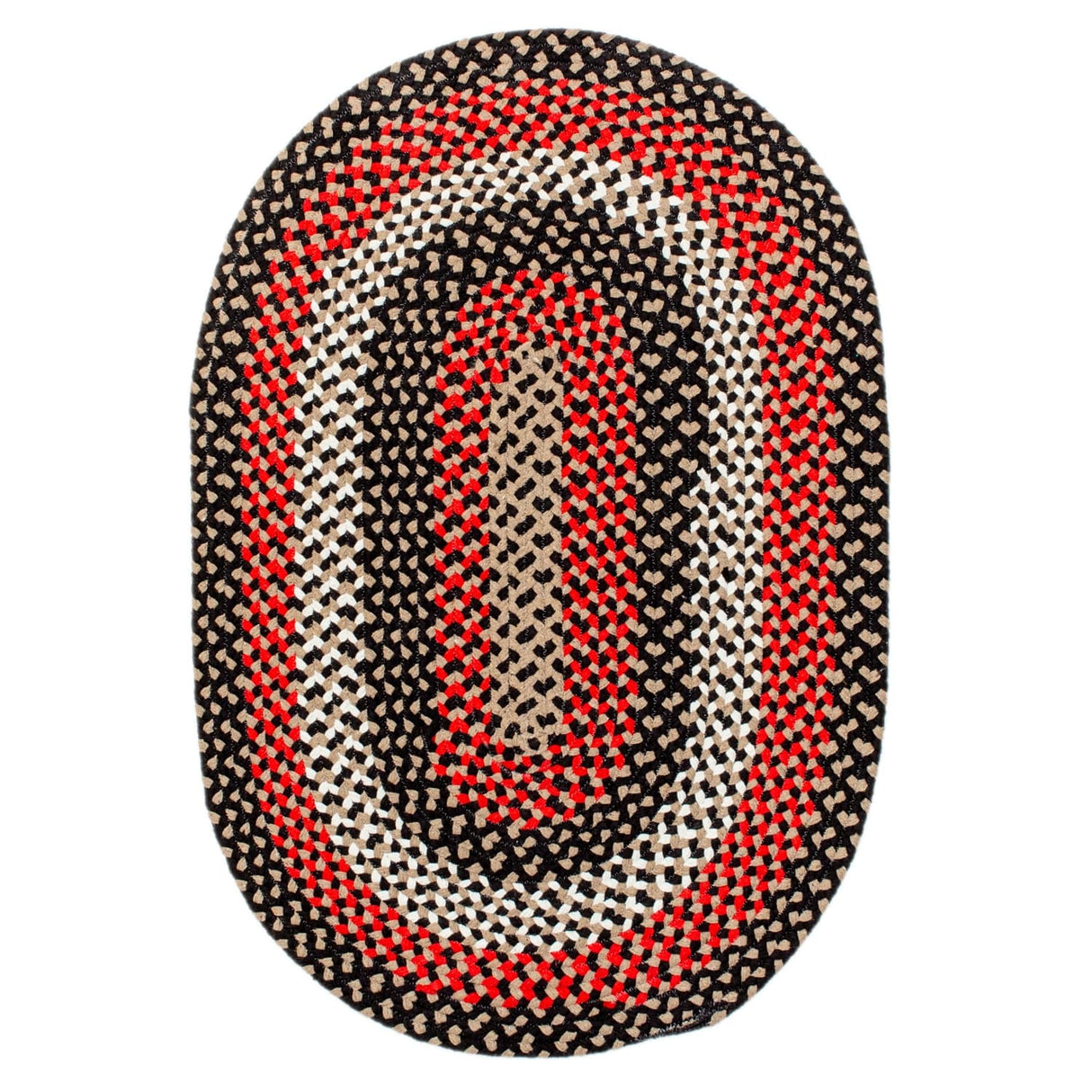 Braided Farmhouse Cotton Reversible Area Rug