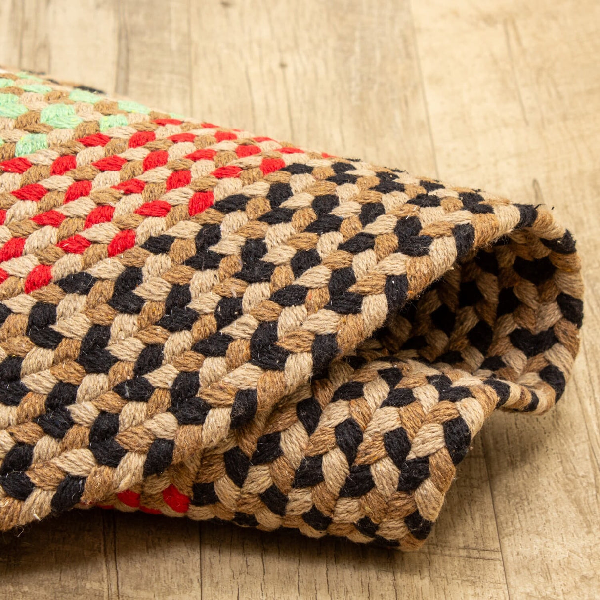 Braided Farmhouse Cotton Reversible Area Rug
