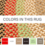 Braided Farmhouse Cotton Reversible Area Rug