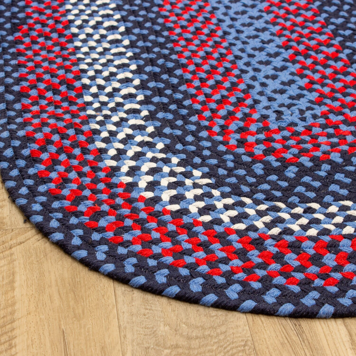 Braided Farmhouse Cotton Reversible Area Rug