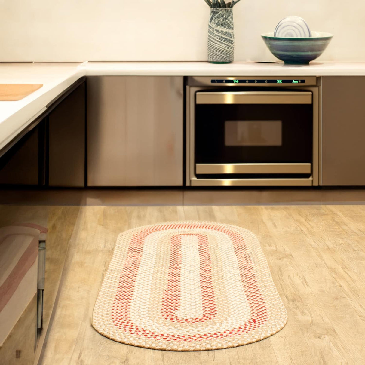 Braided Farmhouse Cotton Reversible Area Rug