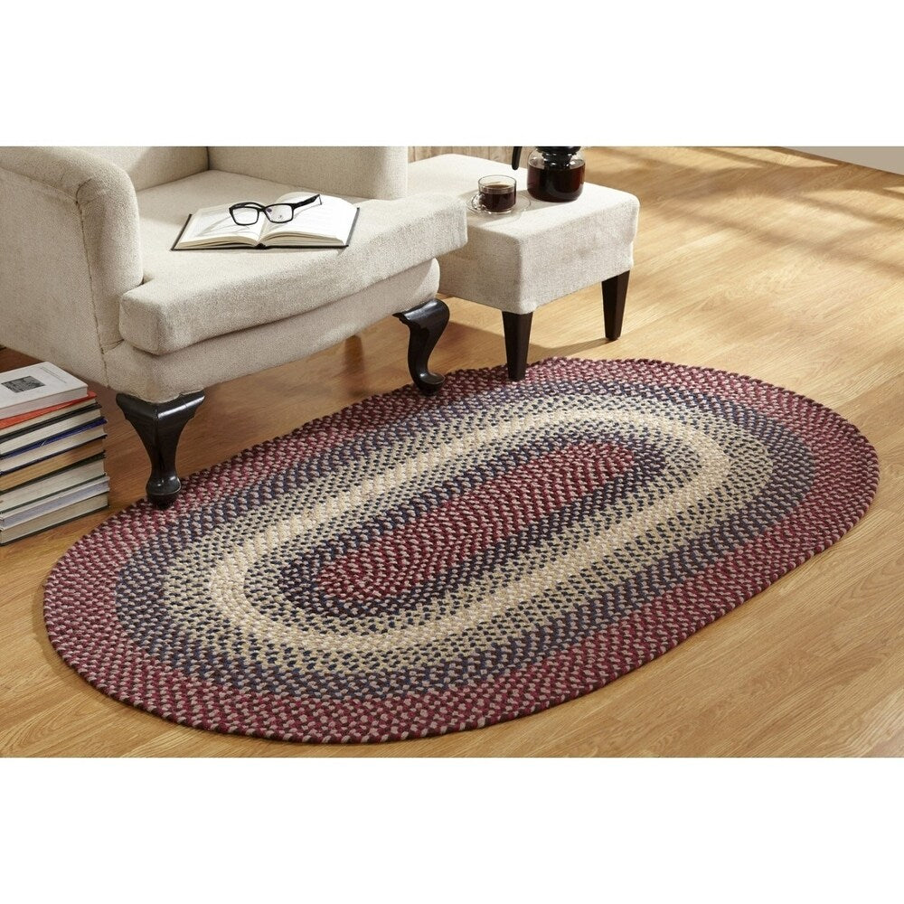 Better Trends Woodbridge Braid Reversible Indoor Area Utility Rug