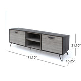 Bramhall Mid-century Modern Two-tone TV Stand by Christopher Knight Home