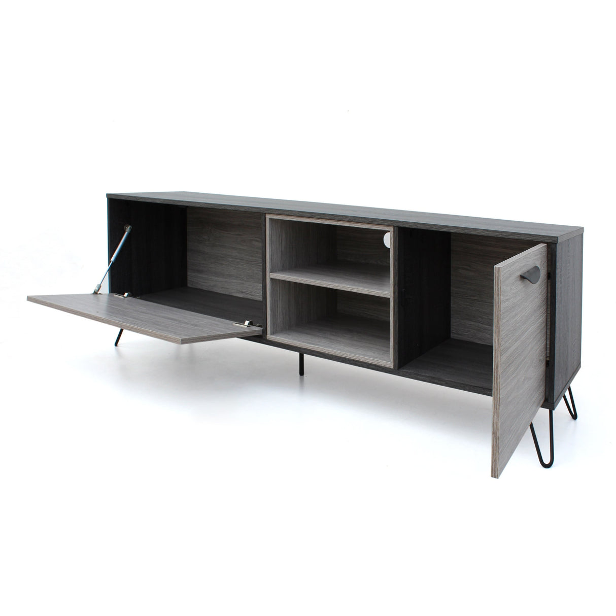 Bramhall Mid-century Modern Two-tone TV Stand by Christopher Knight Home