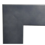 BrandtWorks Clouded Gunmetal Framed Floor Mirror