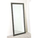 BrandtWorks Clouded Gunmetal Framed Floor Mirror
